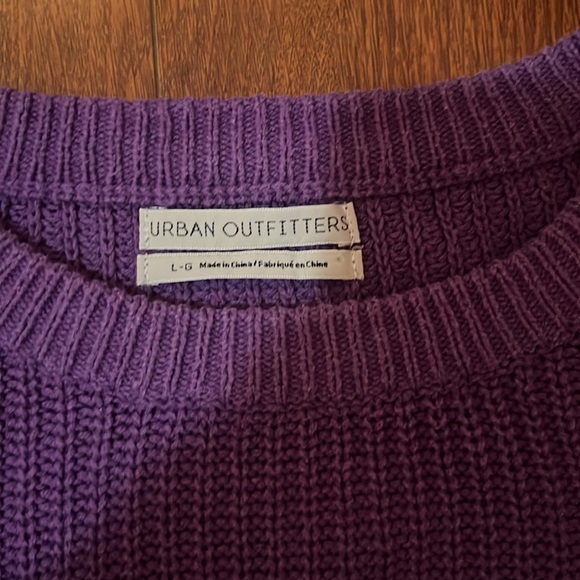 Bright purple urban outfitters knit sweater - Picture 3 of 6